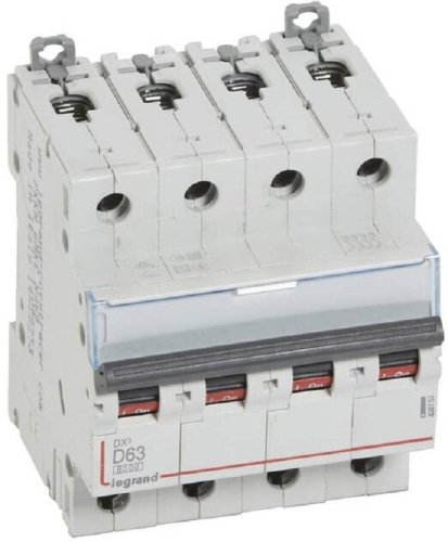 Выключатель автоматический Legrand DX3-E 6000 4п 63А D 10кА фото Выключатель автоматический Legrand DX3-E 6000 4п 63А D 10кА картинка